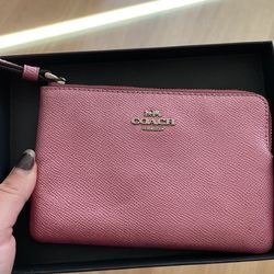Pink Coach Purse Wallet 