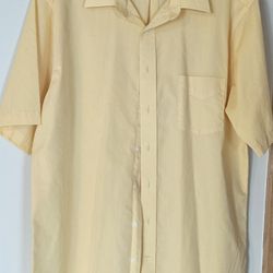 MENS 17' STAFFORD BUTTON UP DRESS SHIRT 