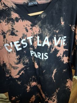 Zoyami C'est La Vie Paris Tie-Dye T-Shirt