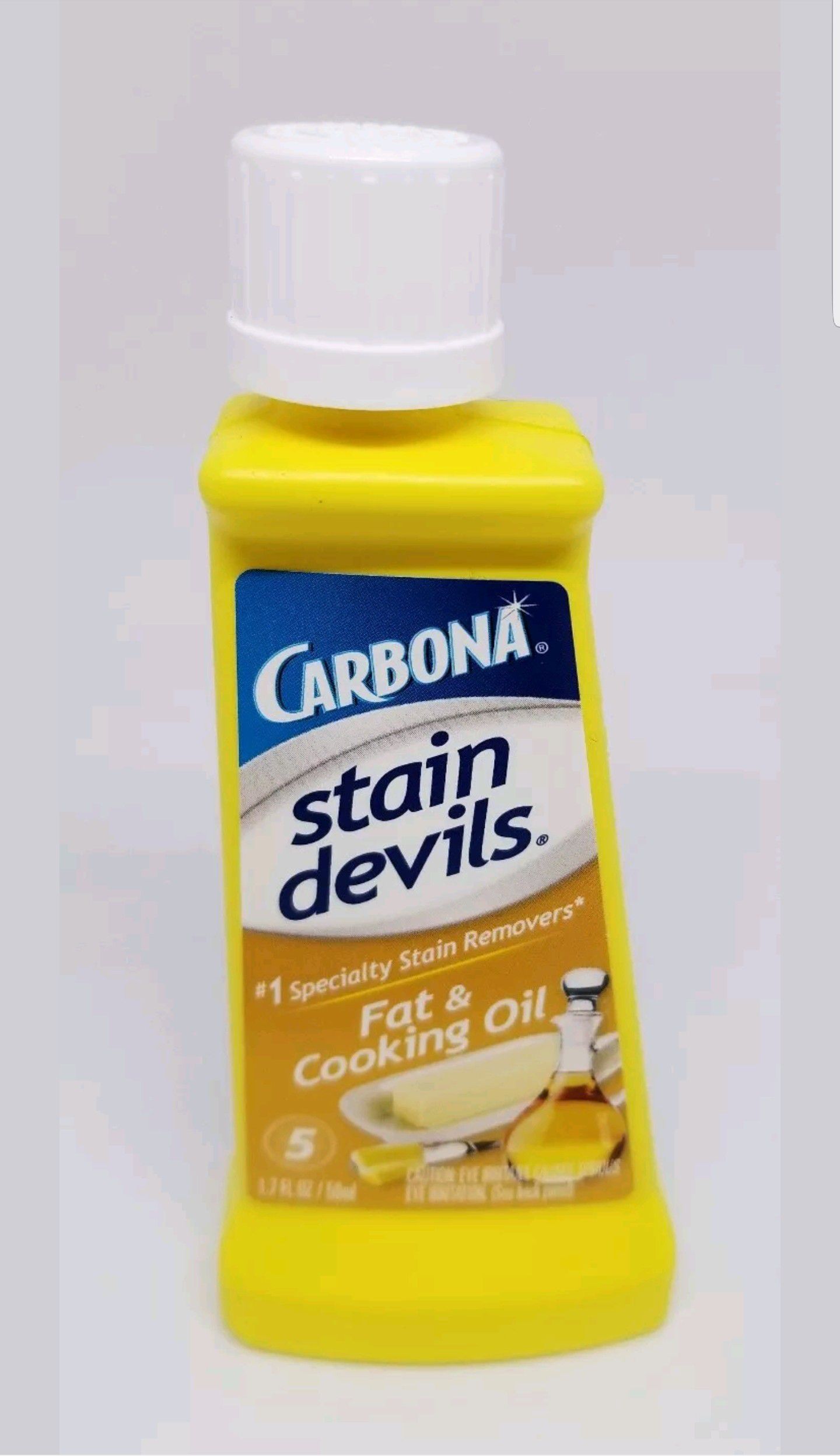 Carbona Stain Devils Fat Cooking Oil 1.7 oz Ounce Specialty Stain Remover 5  NEW for Sale in Land O' Lakes, FL - OfferUp