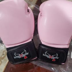 Boxing Gloves Pink