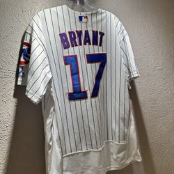 Majestic Men's Chicago Cubs Kris Bryant #17 Jersey Flex Base Size 40