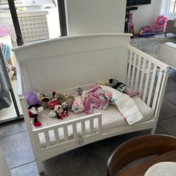 Converted Crib  With Organic Waterproof Mattress 
