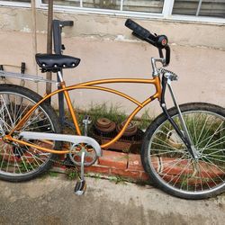 Vintage 80's Coppertone Schwinn "26 Custom Beach Cruisers  "In Excellent Condition "