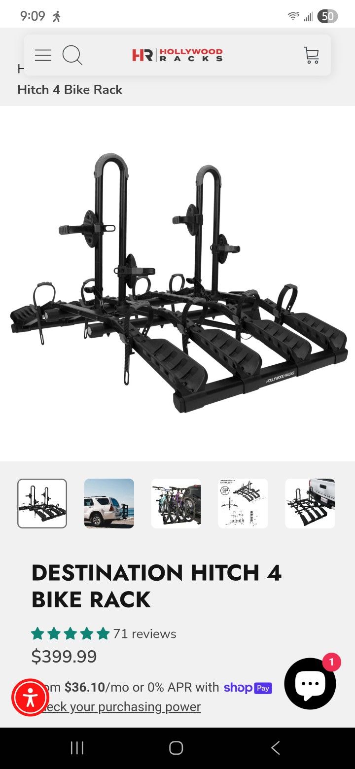 HOLLYWOOD RACK 4 BIKE