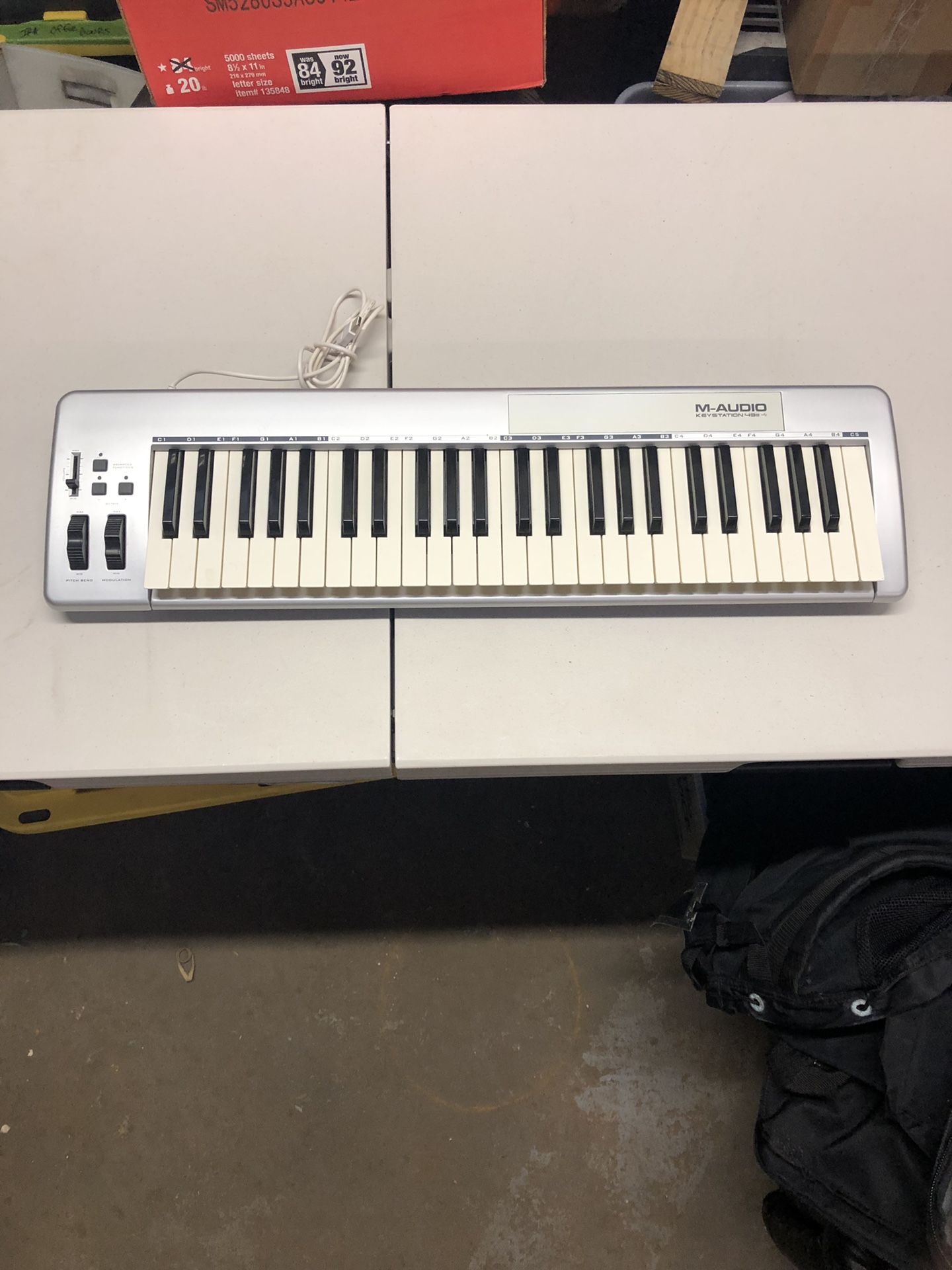 M-Audio keyboard