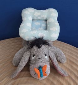 Vintage Disney 12" Eeyore Cloud Plush Picture Photo Frame (3"×2.75")