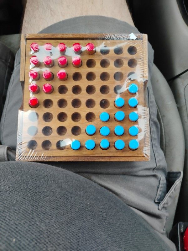 Colored Checkers Strategy Game