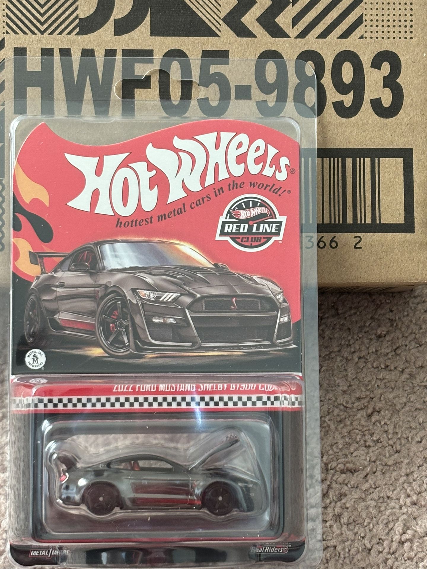 Hot Wheels RLC Exclusive 2022 Ford Mustang Shelby GT500 Code Red