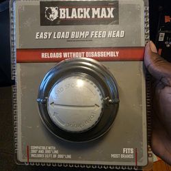 Black Max Easy Load Bump Feed Head