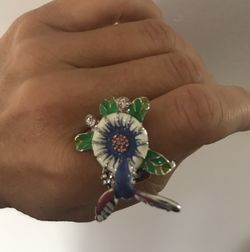 NEW Hummingbird ring size 9