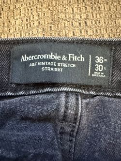 Abercrombie & Fitch Vintage Stretch Straight Jeans 36x30