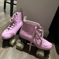 Pink Roller Skates Size 7