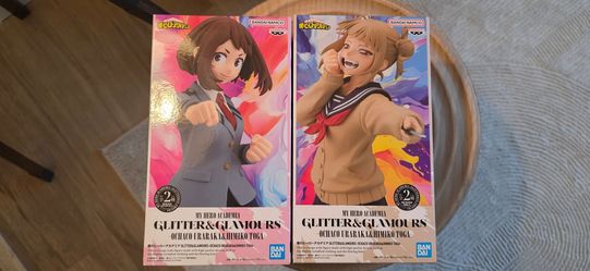 My Hero Academia GLITTER & GLAMOURS Himiko Toga Ochako Uraraka Anime Figurine