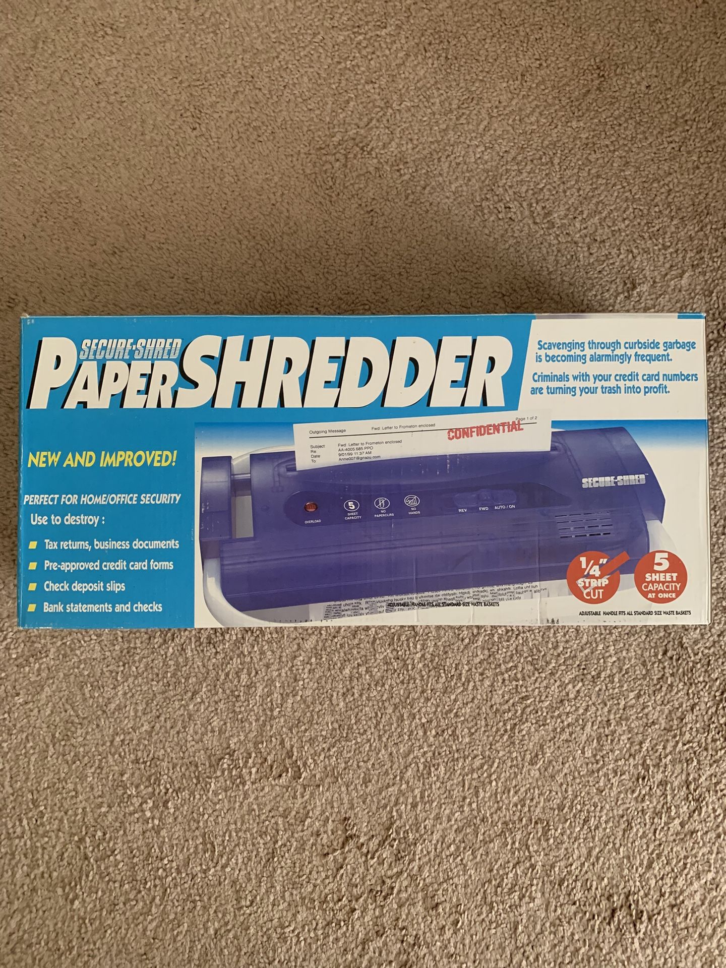 Brand New - Paper Shredder