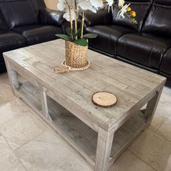 Coffee Table With Matching Side Tables 