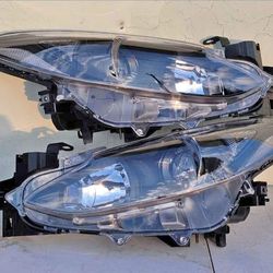 14-16 Mazda 3 Projector Headlights Luces Calaveras Micas Faros Focos Faroles