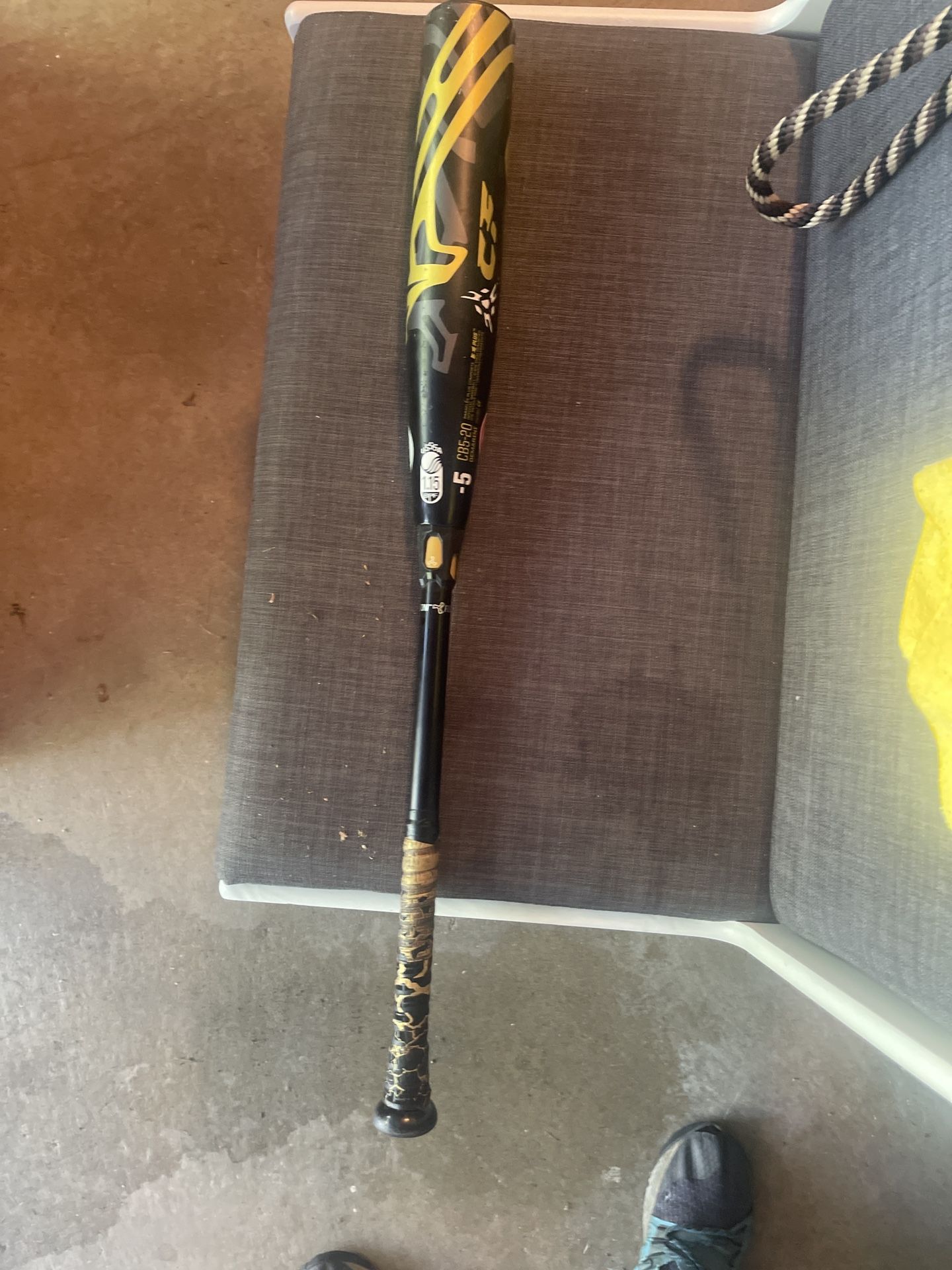 2020 DEMARINI CF ZEN 31/26 (-5) USSSA Baseball Bat CB5-20 Black Gold 2-5/8"