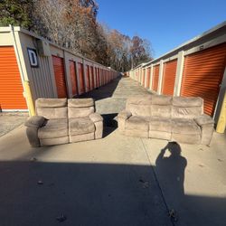 Reclining Sofa & Loveseat Set DELIVERY AVAILABLE