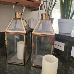 Glass lanterns 