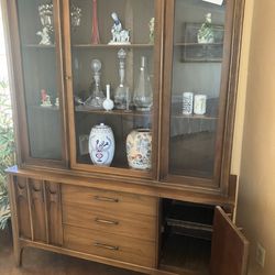 Mid Century Hutch and Cabinet 