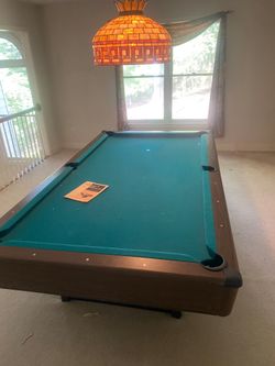 SEARS SPORTS Pool Table with Green Felt No balls no sticks
