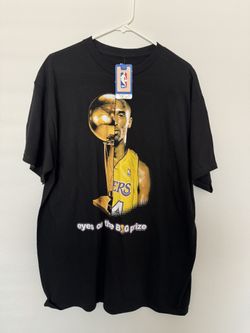 Rare Vintage With Tags Kobe Bryant Majestic “eyes On The Big Prize” Men’s XL Tshirt With Tags