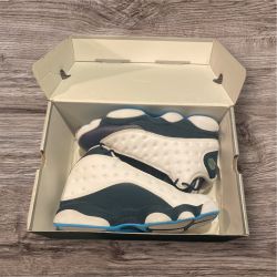 Jordan 13 Retro Obsidian Powder Blue White Size 9 Men
