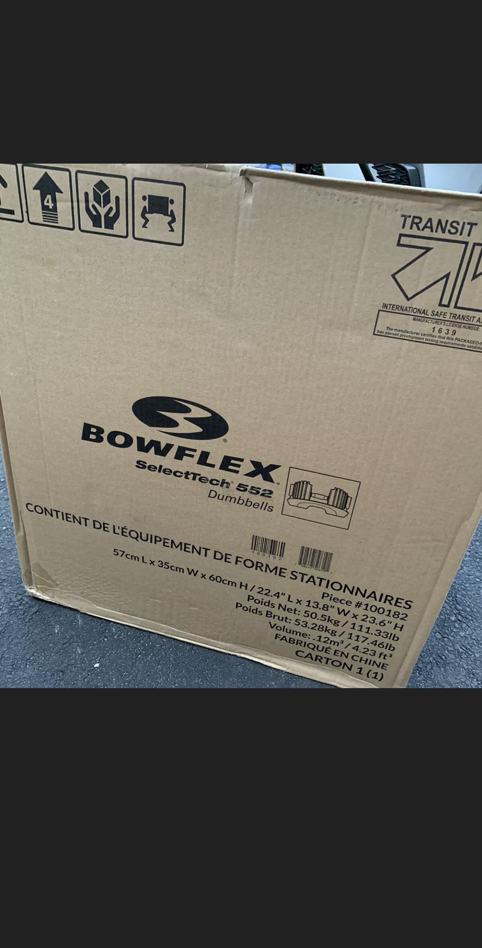 BOWFLEX 552 SelectTech (PAIR) Adjustable Dumbbells