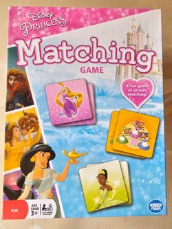 Disney Princess Matching Game A Fun Game Of Picture Matching Age 3+ New Sealed