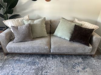 Beautiful Oversized Sofa + Matching Chair – Can Be Sold Together or Separately