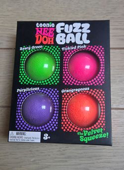 Needoh Fuzz ball 4 pack