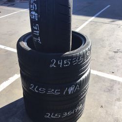 245/35/19 & 265/35/19 Used Michelin Set 