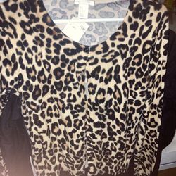 H&M Leopard Print Cardigan 