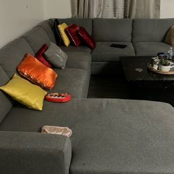 Sofa Set With Ottoman 