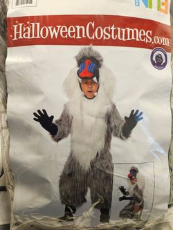 Baboon Costume for child "Rafiki"