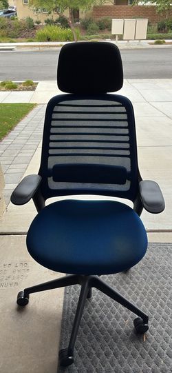 Office Chair - Steelcase brand (blue)