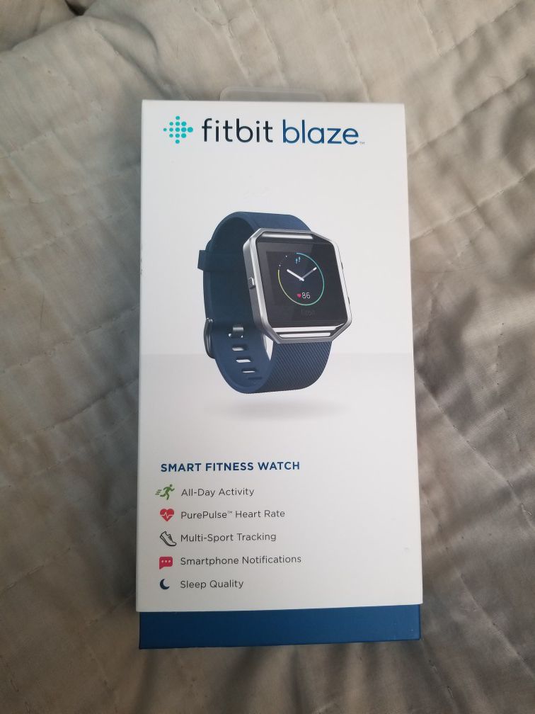 Sm. Blue Fitbit Blaze