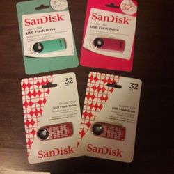 SanDisk USB  32GB  $10 Each