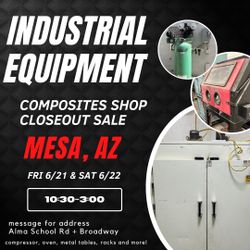 Composites Shop Closeout Sale