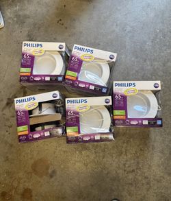 10 LED Recessed Retrofit Lights New/Luces LED