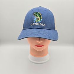 Richardson Embroidered Georgia Bass Trucker Adjustable SnapbackHat