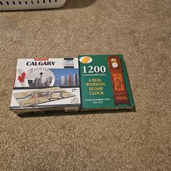 Two 3D Puzzles, Brand New, Still In Wrapping