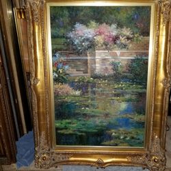 Beautiful large Paul hunter original painting.