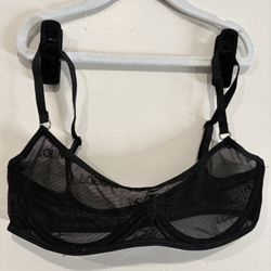 Lounge Black Bra