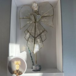 wondershop 2021 lit tree topper Angel 11.5”