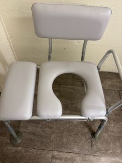 Drive combination padded transfer bench/commode
