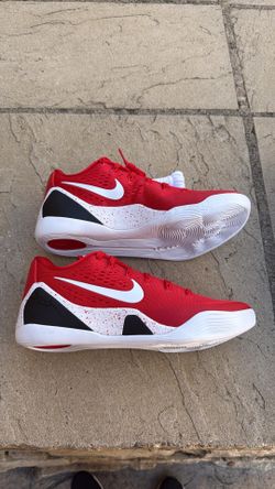 New Nike Kobe 9 elite low EM Protro university red white shoes Men’s 8.5 9.5