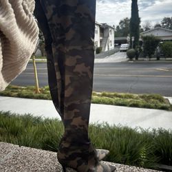 Camo Thigh Boots / Heels