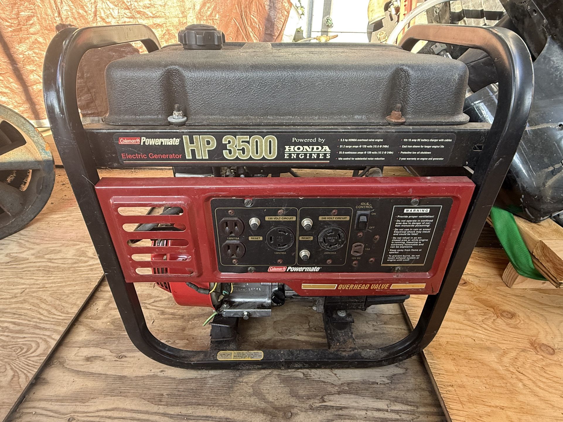 Coleman Powermate HP 3500 Generator